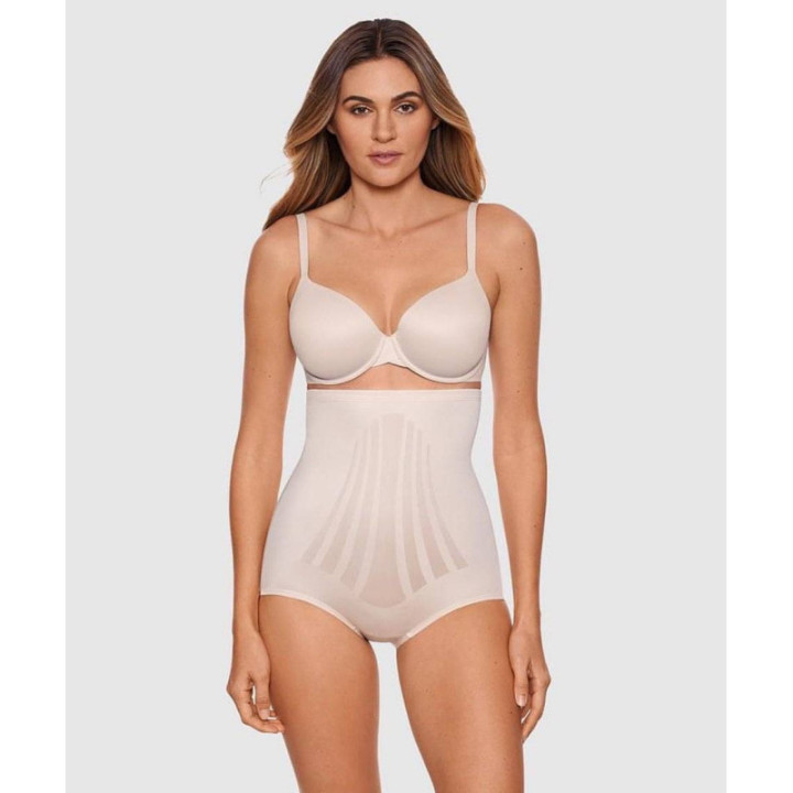 Miraclesuit® Modern Miracle™ LYCRA® FitSense™ Hi-Waist Brief Style 2565 Μπεζ
