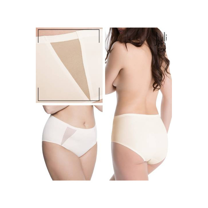 Julimex  PEARL PANTY FIGI ΨΗΛΟΜΕΣΟΣ ΚΟΡΣΕΣ - ΕΣΩΡΟΥΧΟ ΜΠΕΖ - ΜΑΥΡΟ