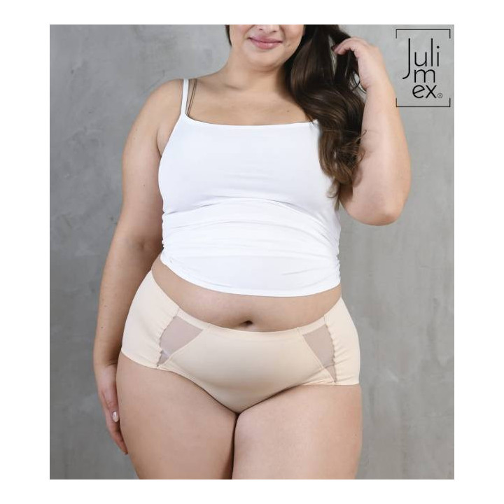 Julimex  PEARL PANTY FIGI ΨΗΛΟΜΕΣΟΣ ΚΟΡΣΕΣ - ΕΣΩΡΟΥΧΟ ΜΠΕΖ - ΜΑΥΡΟ