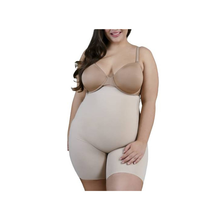 JULIMEX BERMUDAS HIGH WAIST-ΨΗΛΟΜΕΣΟΣ ΚΟΡΣΕΣ ΜΕ ΠΟΔΙ (269) - ΧΡΩΜΑ ΔΕΡΜΑΤΟΣ