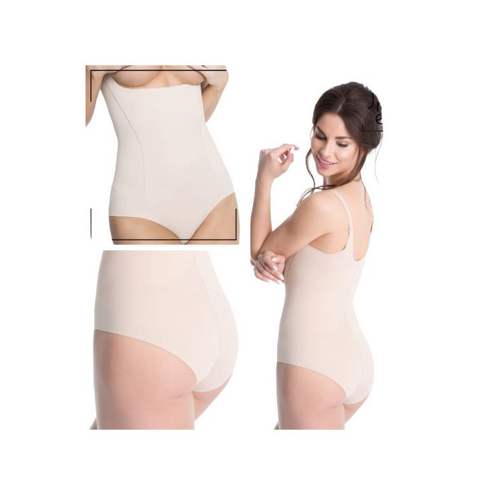 JULIMEX BASIC UNDERBUST SHAPING BODY-ΟΛΟΣΩΜΟΣ ΚΟΡΣΕΣ ΜΕ ΤΙΡΑΝΤΕΣ 219 - ΜΠΕΖ