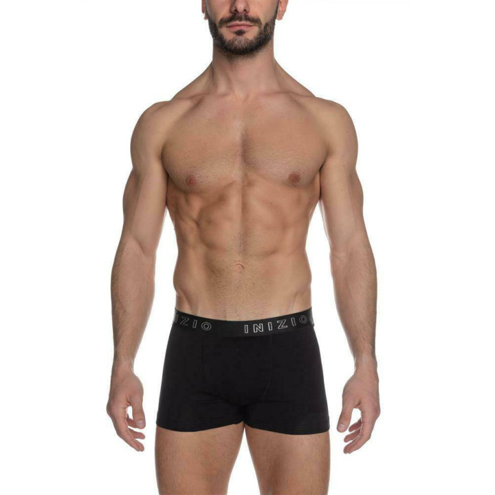 INIZIO ΑΝΔΡΙΚΟ BOXER 2 TEM ΜΕ ΕΞΩΤΕΡΙΚΟ MAT ΛΑΣΤΙΧΟ ΜΑΥΡΟ-ΑΣΗΜΙ ΜΑΥΡΟ-ΑΝΘΡΑΚΙ 4441-1