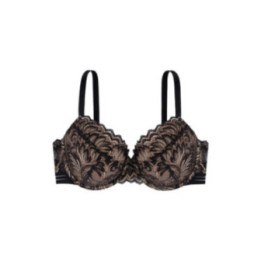 DORINA ΣΟΥΤΙΕΝ METANOIA DEMI 3/4 CUP-D, ΜΕ ΜΠΑΝΕΛΑ ΚΑΙ ΕΛΑΦΡΑ ΕΝΙΣΧΥΣΗ FXTT0019LA106-BK0004 ΜΑΥΡΟ