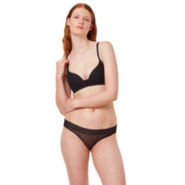 Triumph Γυναικείο Slip Tempting Sheer Highleg Tai 10215956-0004 Μαύρο