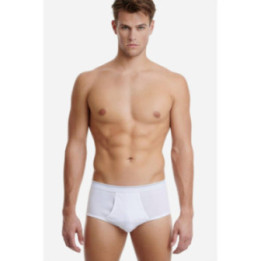 WALK MEN'S SLIP ΚΛΑΣΣΙΚΟ ΜΕ ΤΡΥΠΑ 2 TEM.100% ΒΑΜΒΑΚΕΡΟ W1780-2