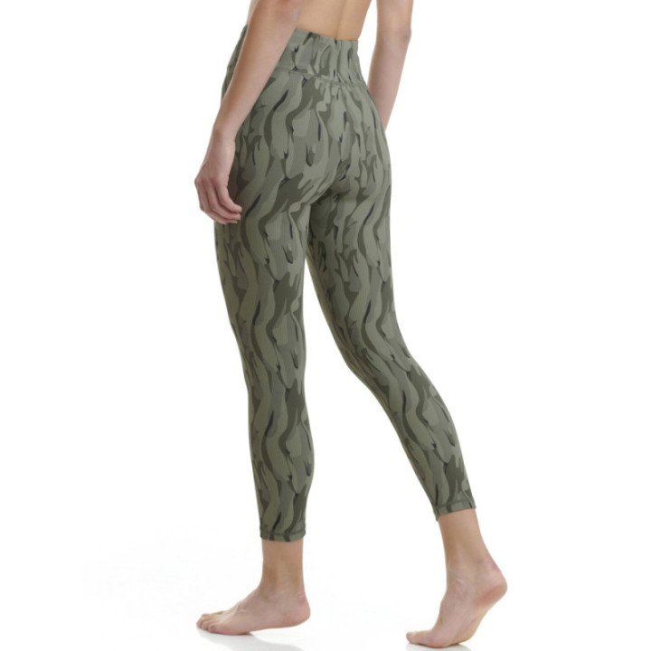 WALK Αθλητικό seamless rib κολάν με τύπωμα Multicolor W921-1_MULTI