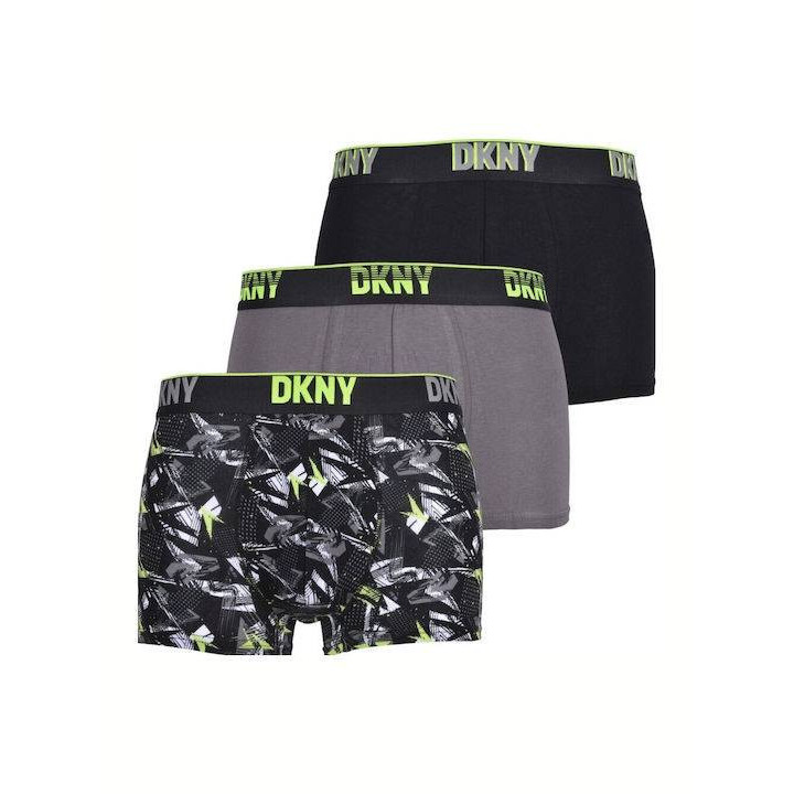 DKNY Σετ Μποξεράκια 3 τμχ U5_6721_DKY Μαύρο-Multi-Γκρι