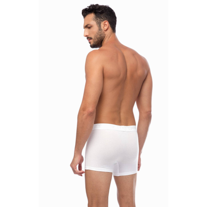 MINERVA Mengear Basic Ανδρικό Βαμβακερό Regular Boxer με Εξωτερικό Λάστιχο 2τμχ 90-20511 Λευκό  95%ΒΑΜΒΑΚΙ-5%ΕΛΑΣΤΑΝ