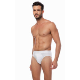 MINERVA Mengear Basic Ανδρικό Mini Brief Βαμβακερό Σλιπ με Εξωτερικό Λάστιχο 2 τμχ 90-20521 95%ΒΑΜΒΑΚΙ-5%ΕΛΑΣΤΑΝ Λευκό-Μαύρο