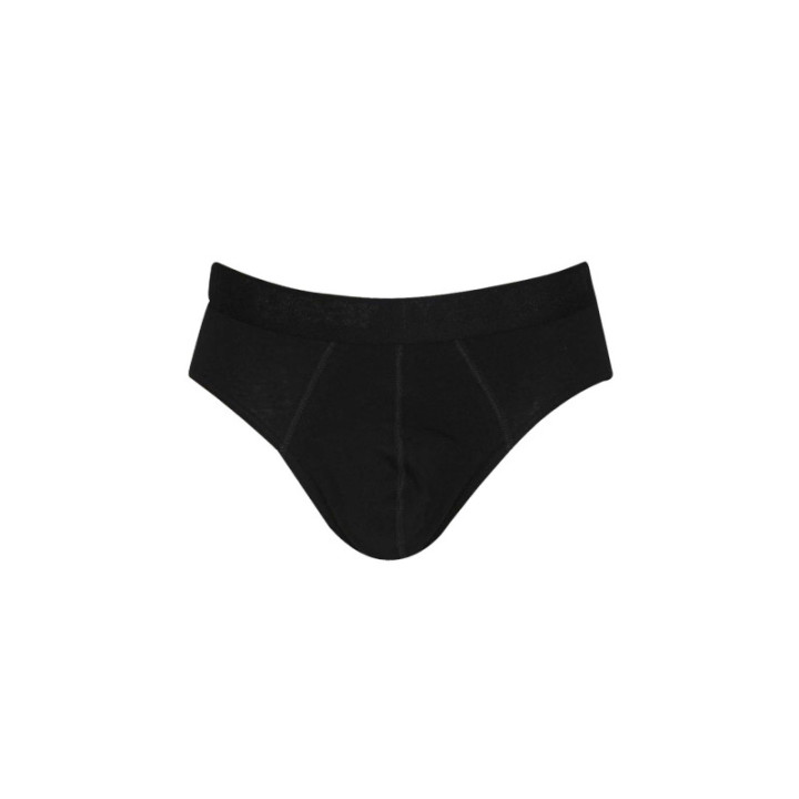 MINERVA Mengear Basic Ανδρικό Mini Brief Βαμβακερό Σλιπ με Εξωτερικό Λάστιχο 2 τμχ 90-20521 95%ΒΑΜΒΑΚΙ-5%ΕΛΑΣΤΑΝ Λευκό-Μαύρο