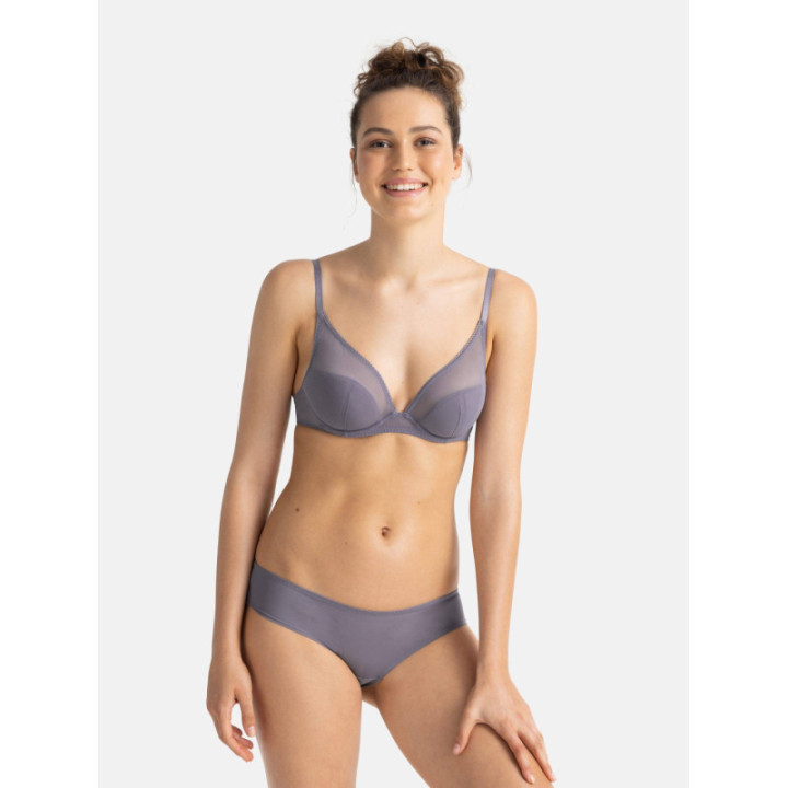 DORINA SLIP MELANIE-2PP CHEEKY HIPSTER FXCH0013LA129-2X0378 BEIGE/GREY