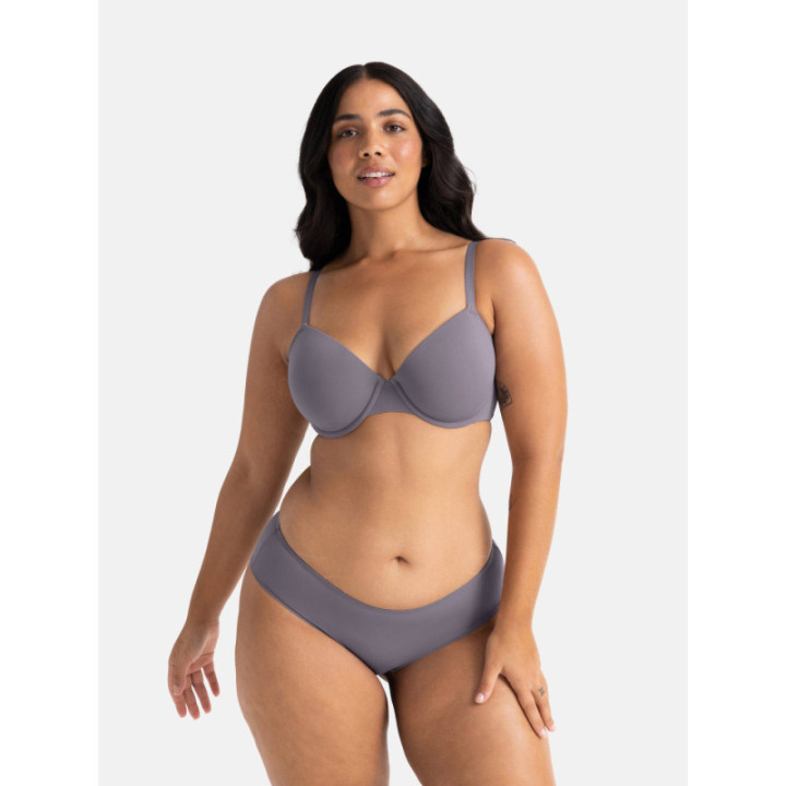 DORINA SLIP MELANIE-2PP CHEEKY HIPSTER FXCH0013LA129-2X0378 BEIGE/GREY
