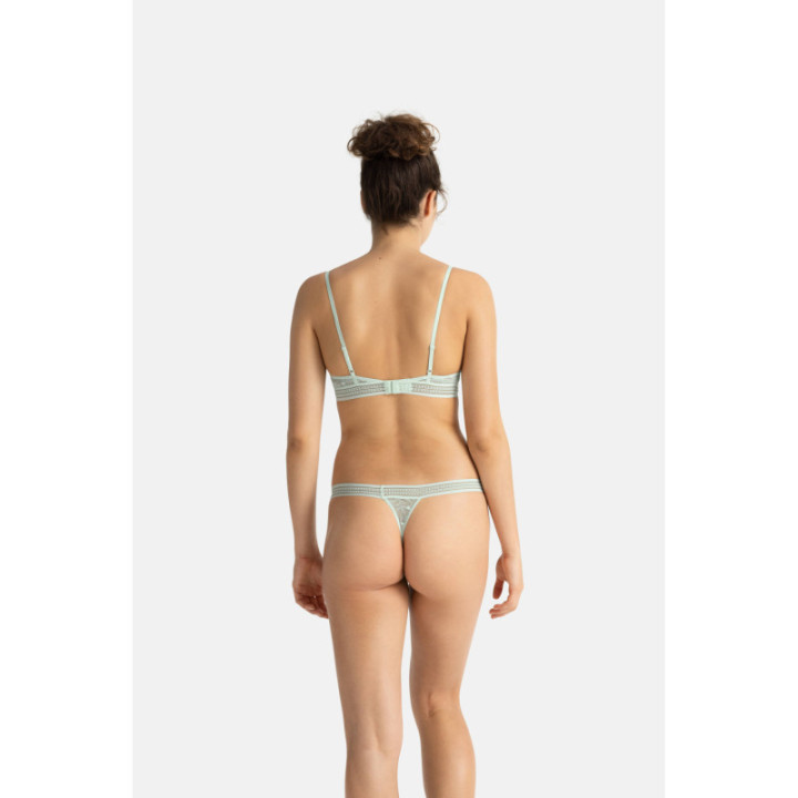 DORINA ANIKA ΓΥΝΑΙΚΕΙΟ ΣΛΙΠ STRING 2TEM FXST0008LA141-2X0379 Black/Green