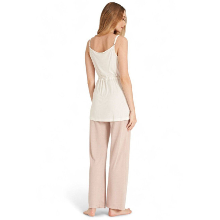 FEYZA SET ΠΙΤΖΑΜΑ ΕΓΚΥΜΟΣΥΝΗΣ ΜΕ ΡΟΜΠΑ EXTRA SOFT  FZA5075