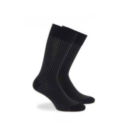 Walk Κάλτσες από bamboo με σχέδιο πουά Μαύρο W304-3_02