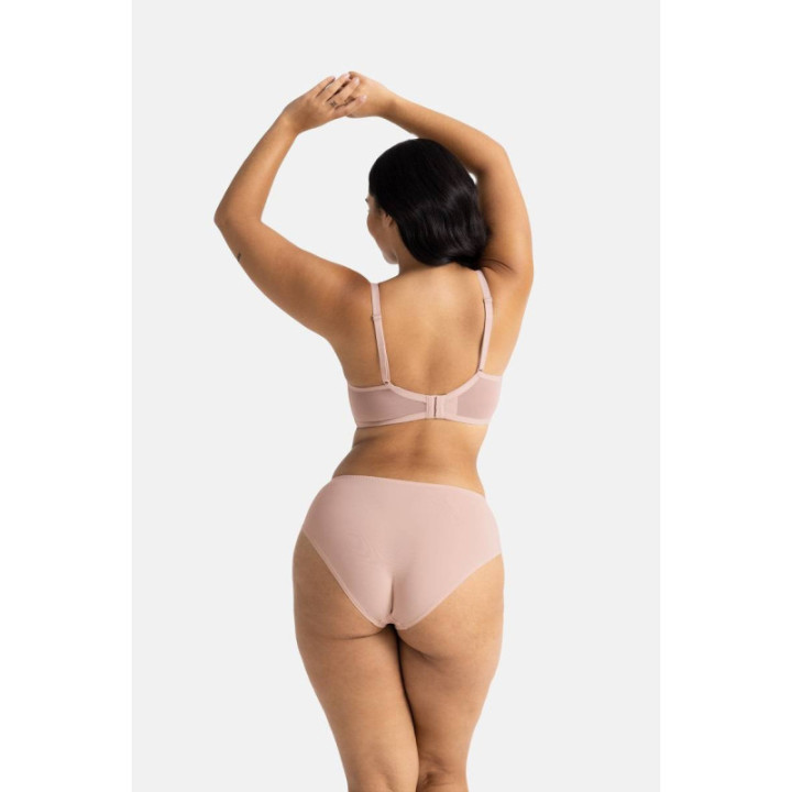 DORINA IMANI-2TEM. Γυναίκειο Slip HIPSTER CLASSIC FXHI0030ME022-2X0367 Grey/Beige