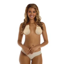 SECRET WEAPONS Boobie Bunnies Lifts Ups - Breast Lift Nipple Covers SW054-1 -Αυτοκόλλητο Σιλικόνης Καλύπτει απο Α έως D Cup Μπεζ
