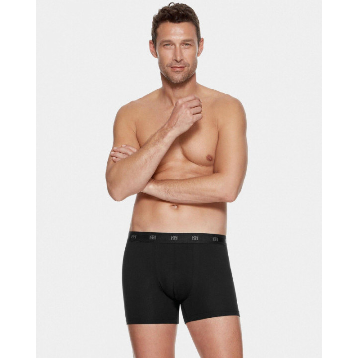 IMPETUS Pack 3 Boxers Cotton Stretch REF.: IM1221M03P3 ΜΑΥΡΟ ΒΚ020
