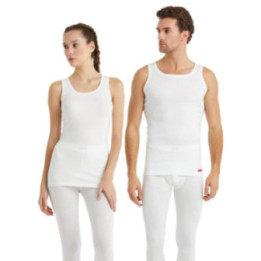 Blackspade Ισοθερμικό Unisex φανελάκι αμάνικο Singlet 9260 Λευκό-Μαύρο