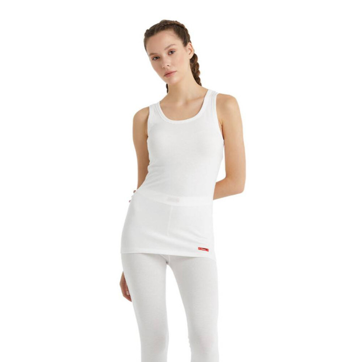 Blackspade Ισοθερμικό Unisex φανελάκι αμάνικο Singlet 9260 Λευκό-Μαύρο