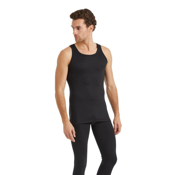 Blackspade Ισοθερμικό Unisex φανελάκι αμάνικο Singlet 9260 Λευκό-Μαύρο