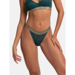 DORINA VERA-2TEM. ΓΥΝΑΙΚΕΙΟ STRING FXST0008ME028-2X0403 GREEN/BEIGE