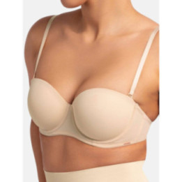 DORINA MICHELLE/SOLUTION ΓΥΝΑΙΚΕΙΟ ΣΟΥΤΙΕΝ STRAPLESS ΠΟΛΥΜΟΦΡΙΚΟ 3/4 CUP Β-D-Ε | LIGHT PADDED FXBA0012MI121-BE0001 BEIGE