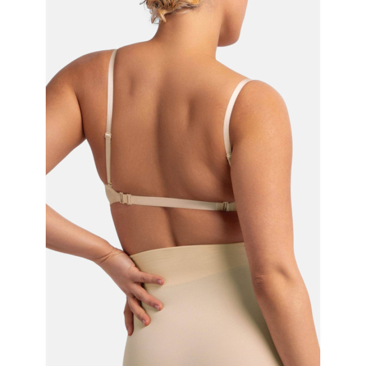 DORINA MICHELLE/SOLUTION ΓΥΝΑΙΚΕΙΟ ΣΟΥΤΙΕΝ STRAPLESS ΠΟΛΥΜΟΦΡΙΚΟ 3/4 CUP Β-D-Ε | LIGHT PADDED FXBA0012MI121-BE0001 BEIGE