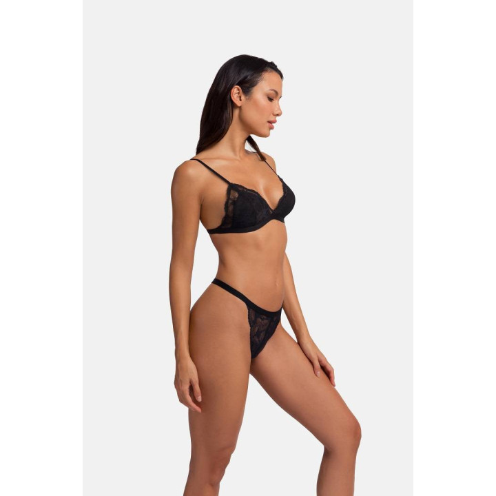 DORINA KISHA-2TEM. Γυναικεία Bralette με ελαφρά ενίσχυση FXBR0012LA166-2X0395 Pink/Black