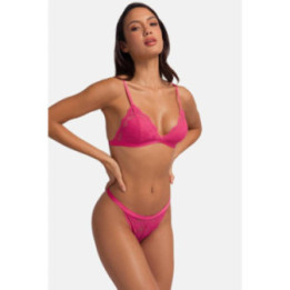 DORINA KISHA-2TEM. ΓΥΝΑΙΚΕΙΟ SLIP- STRING FXST0015LA166-2X0395 Pink/Black