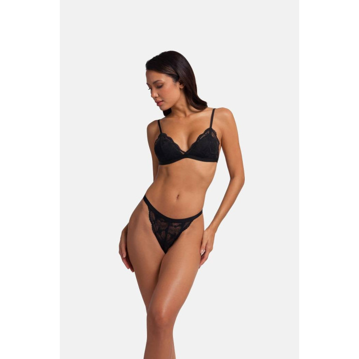 DORINA KISHA-2TEM. ΓΥΝΑΙΚΕΙΟ SLIP- STRING FXST0015LA166-2X0395 Pink/Black