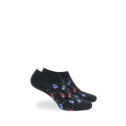 WALK Sneaker Ανδρικές κάλτσες από bamboo με σχέδιο soft drinks Μαύρο W325-11_02