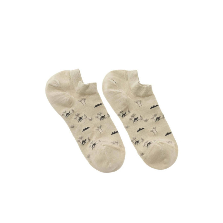 WALK Sneaker Ανδρικές κάλτσες από bamboo με σχέδιο Σαχάρα Μπεζ W325-10_19