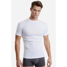 WALK T-SHIRT ΣΕΤ 2ΤΜΧ ΛΑΙΜΟΚΟΨΗ 100% COTTON W1970-2