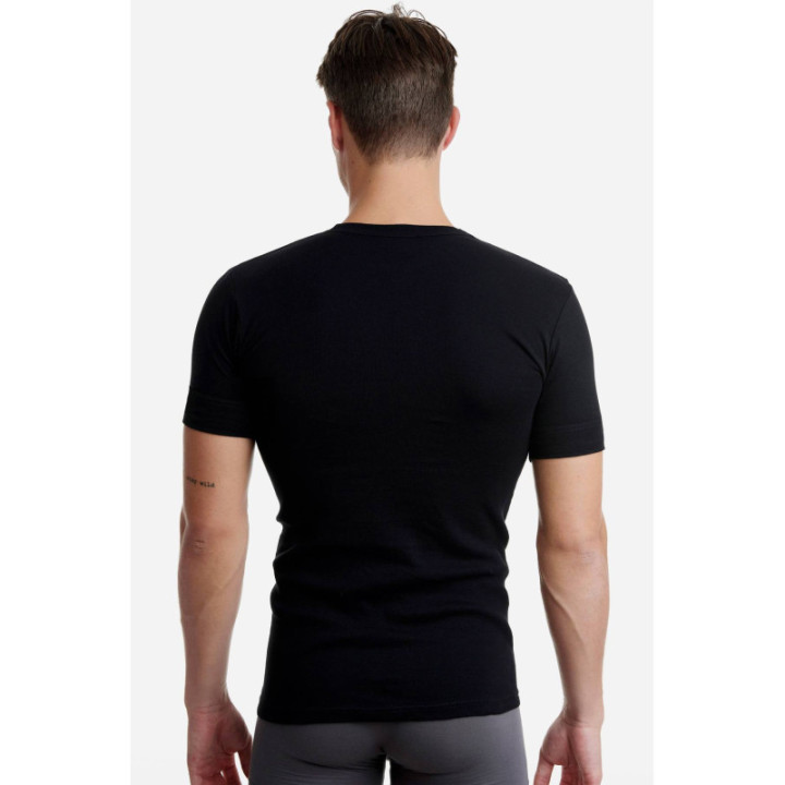 WALK T-SHIRT ΣΕΤ 2ΤΜΧ ΛΑΙΜΟΚΟΨΗ 100% COTTON W1970-2