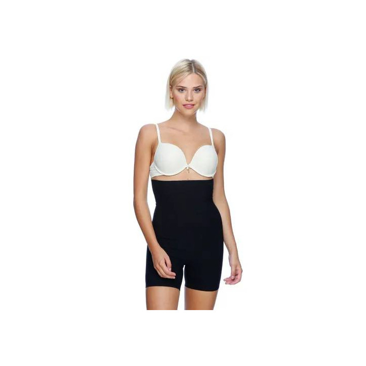 BLACKSPADE ΓΥΝΑΙΚΕΙΟ ΨΗΛΟΜΕΣΟ LASTEX CONTROL PANTS 1477 ΜΠΕΖ-ΜΑΥΡΟ