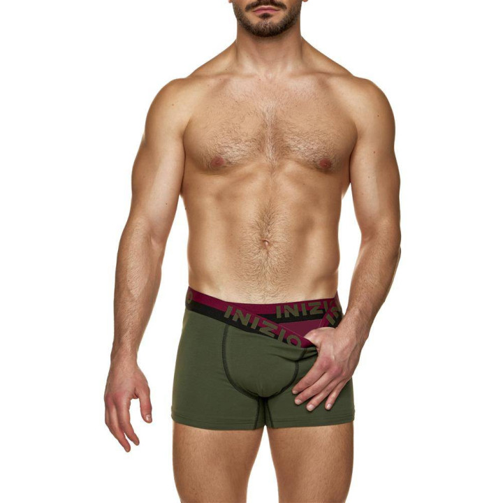 INIZIO ΑΝΔΡΙΚΑ BOXER 2ΤΕΜ. ΜΕ ΕΞΩΤΕΡΙΚΟ ΜΑΤ ΛΑΣΤΙΧΟ ΚΑΙ LOGO ΙΝΙΖΙΟ 44514 ΜΑΥΡΟ/XAKI