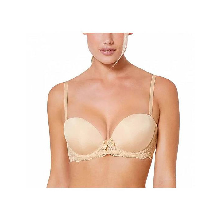 DORINA Γυναικείο Σουτιέν Super Push-up Blair Strapless Cup B D001594LA014-BE0001 BEIGE