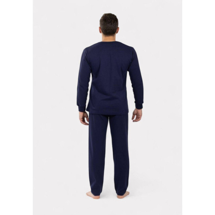 Nina Club Πιτζάμα ανδρική Groove NCM26770 Μπλε AW2025-26