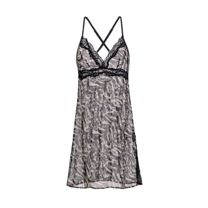 DORINA ORIGINS PRINT NON PADDED ΓΥΝΑΙΚΕΙΟ ΝΥΧΤΙΚΟ FXDS0021PC002-BK0097 BLACK