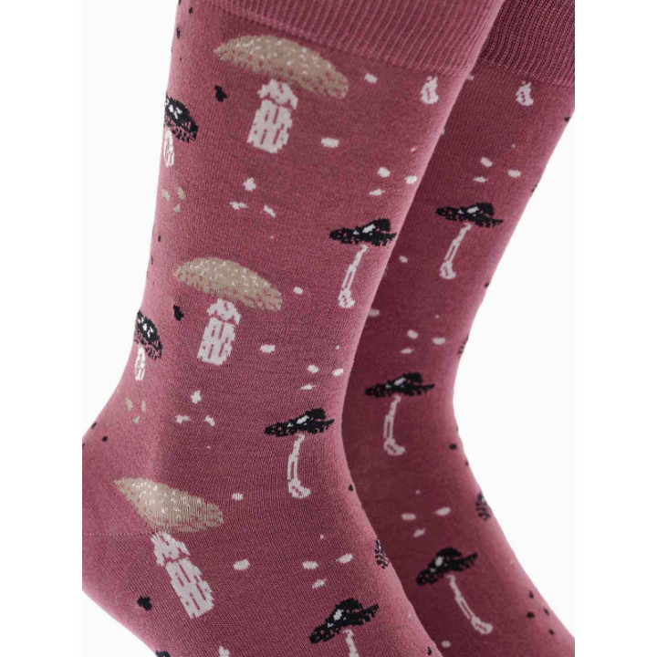 Walk Κάλτσες από bamboo με σχέδιο mushrooms Σάπιο μήλο MPN W304-47_61