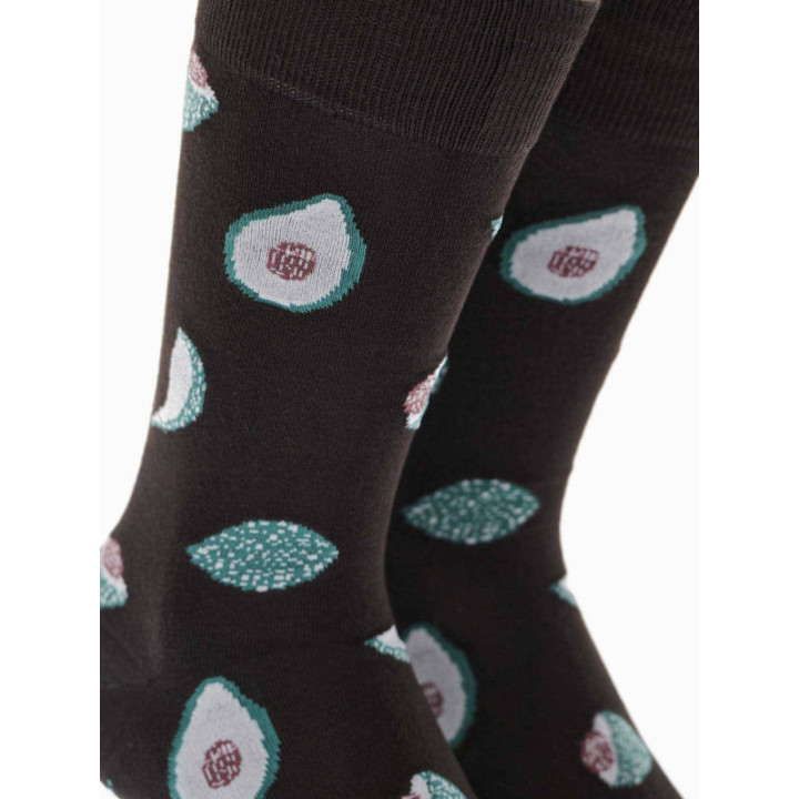 Walk Κάλτσες από bamboo με σχέδιο avocado Καφέ W304-45_16
