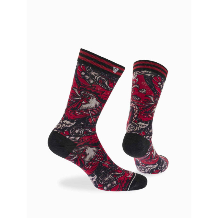 Walk Ανδρικές Κάλτσες από bamboo με seamless 360° print S500-29_MULTI