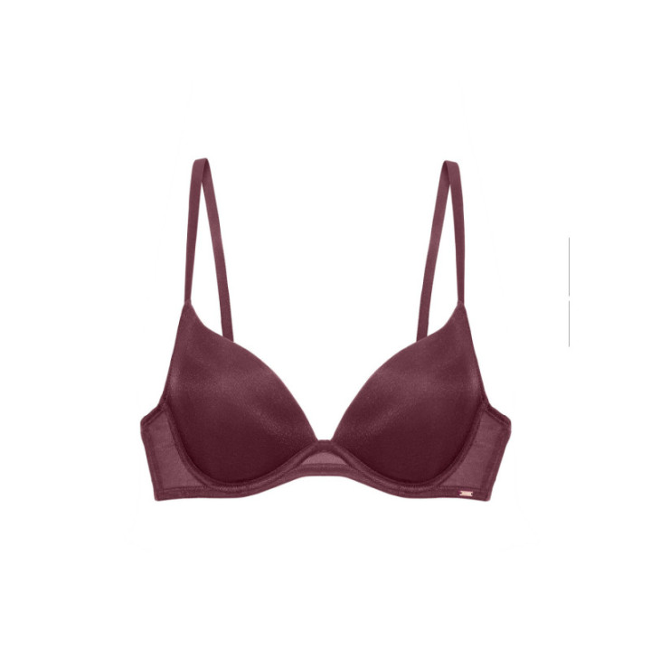 DORINA ORIGINS SHIMMER PUSH UP CUP B ΓΥΝΑΙΚΕΙΟ ΣΟΥΤΙΕΝ ΜΕ ΕΝΙΣΧΥΣΗ ΚΑΙ ΜΠΑΝΕΛΑ FXPG0058ME032-RD0030 BERRY NOIR