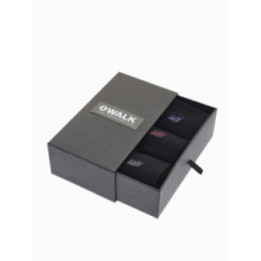 Walk Κάλτσες από bamboo 3 ζεύγη giftbox Μαύρο - Μαύρο - Μαύρο BS-11_020202
