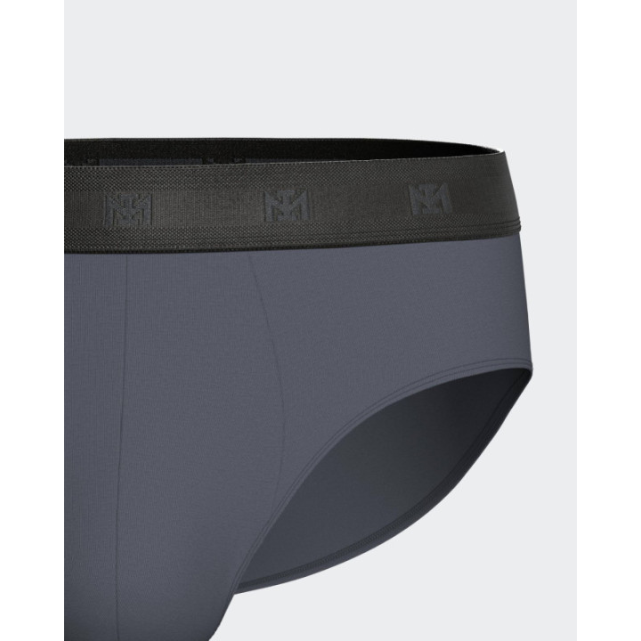 Impetus Set 2 men's Slip in Lyocell N65-IM1121N65P2-GY033 Gray/Black AW 2025-26