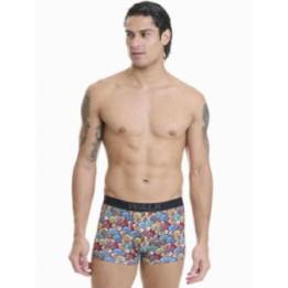 Walk Ανδρικό Βαμβακερό μπόξερ με σχέδιο Ragby Multicolor W1754-11_MULTI