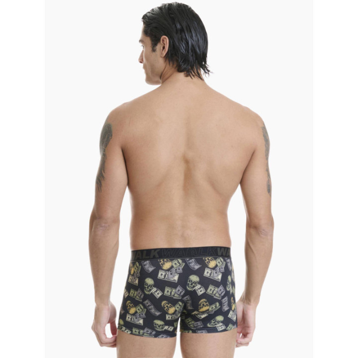 Walk Ανδρικό Βαμβακερό μπόξερ με σχέδιο Ragby Multicolor W1754-11_MULTI