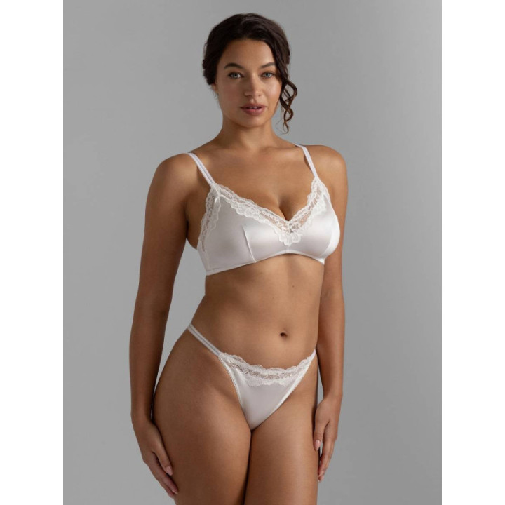 DORINA Origins Shiny Micro Γυναικείο Σουτιέν Bralette 2Τεμ. χωρίς ενίσχυση FXBR0071MI127-2X IVORY/BEIGE