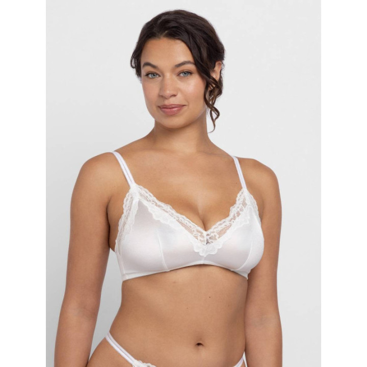DORINA Origins Shiny Micro Γυναικείο Σουτιέν Bralette 2Τεμ. χωρίς ενίσχυση FXBR0071MI127-2X IVORY/BEIGE